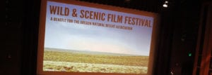 Oregon Natural Desert Association's Annual Event, the Wild and Scenic Film Festival, begins a screening.