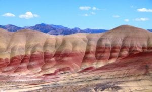 Oregon's vibrant red Painted Hills