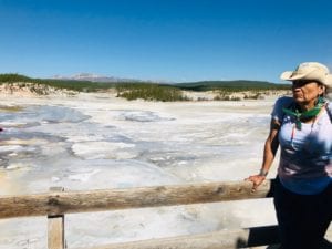 Congresswoman Haaland at Yellowstone National Park