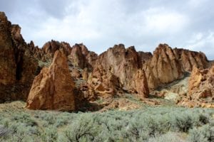 Honeycombs rock formations