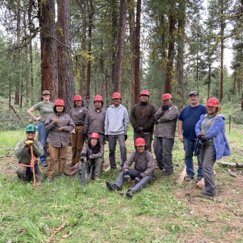 2022 Tribal Stewards Crew in Malheur National Forest