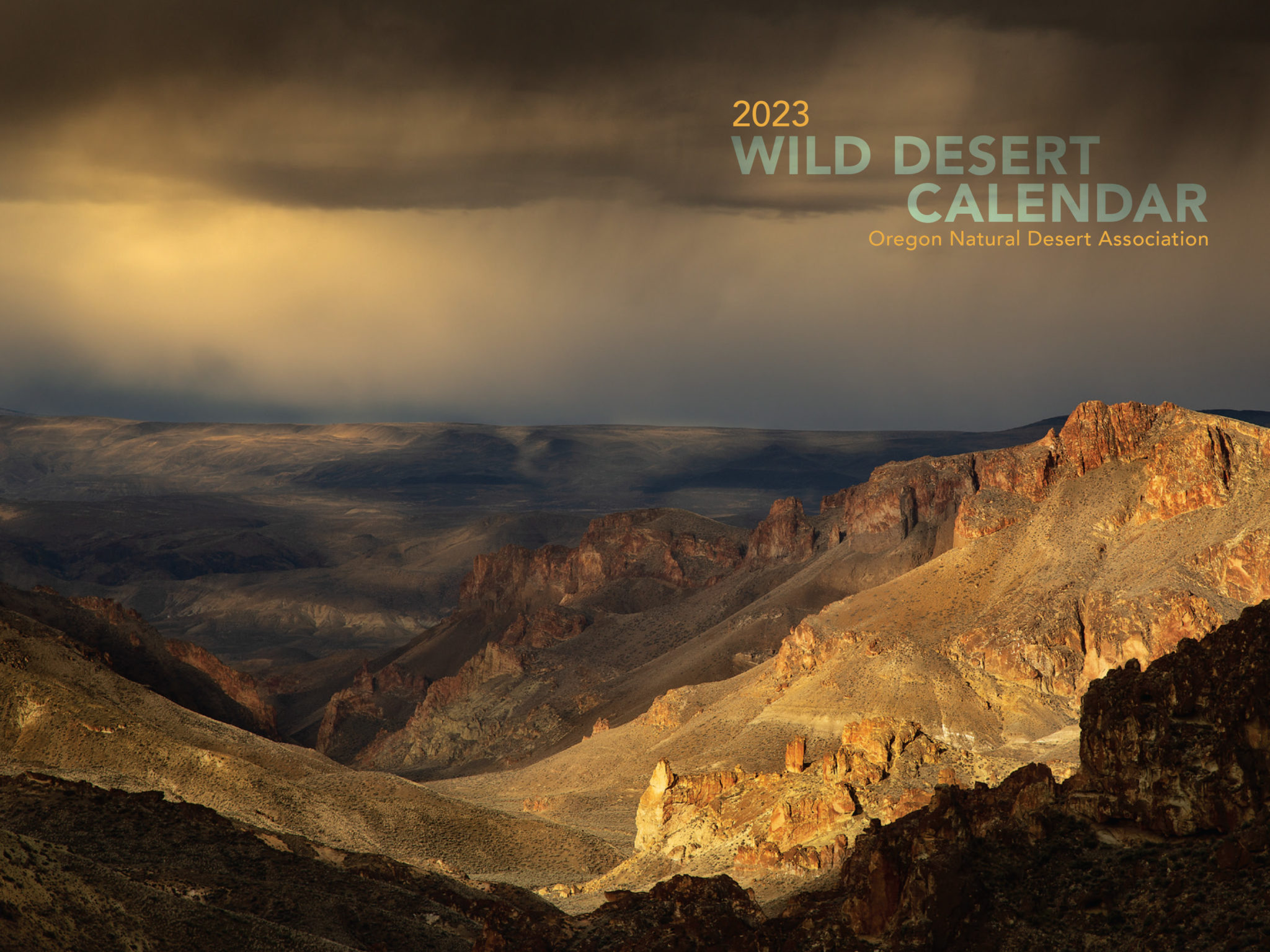 Wild Desert Calendar Oregon Natural Desert Association
