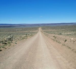 open landscape on the oregon desert trail