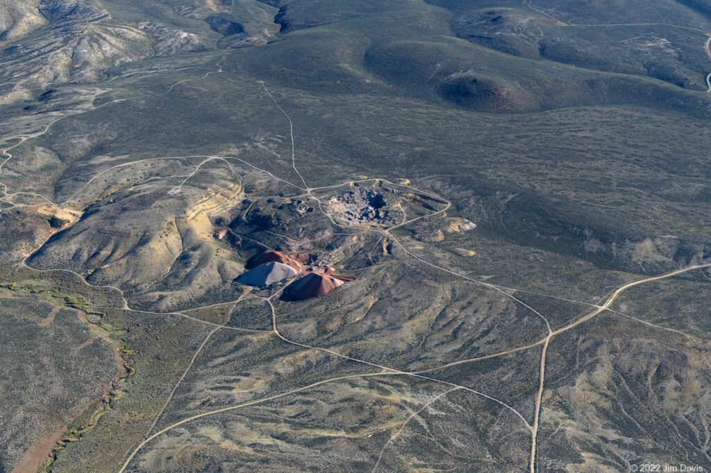 Abandoned mine site in McDermitt